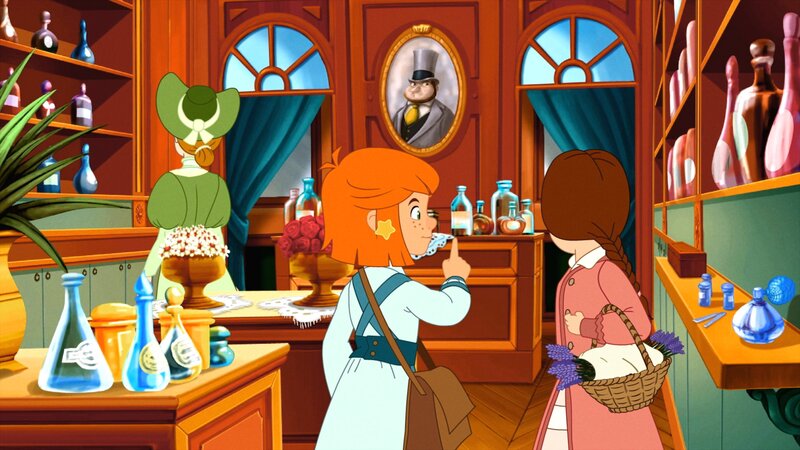 Lilli und Jacqueline im Verkaufsladen der Parfummanufaktur. – Bild: ORF