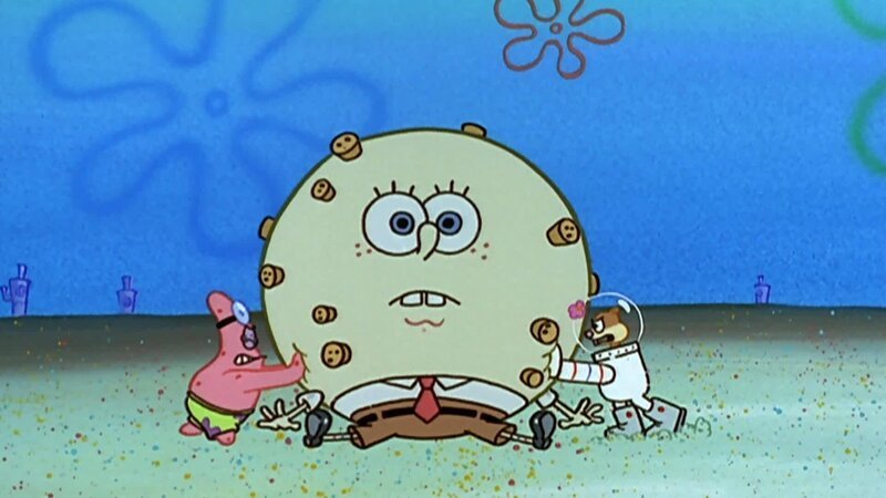L-R: Patrick, SpongeBob, Sandy – Bild: ANNÉE Viacom International Inc. Tous droits réservés. Nickelodeon, Bob l’éponge et tous les autres titres, logos et personnages qui y sont associés sont des marques de commerce de Viacom International inc. Créé par Stephen Hillenburg.