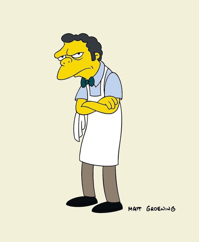 (19. Staffel) – Einer von Homer Simpsons besten Freunden: Kneipenbesitzer Moe. – Bild: und TM Twentieth Century Fox Film Corporation – Alle Rechte vorbehalten Lizenzbild frei