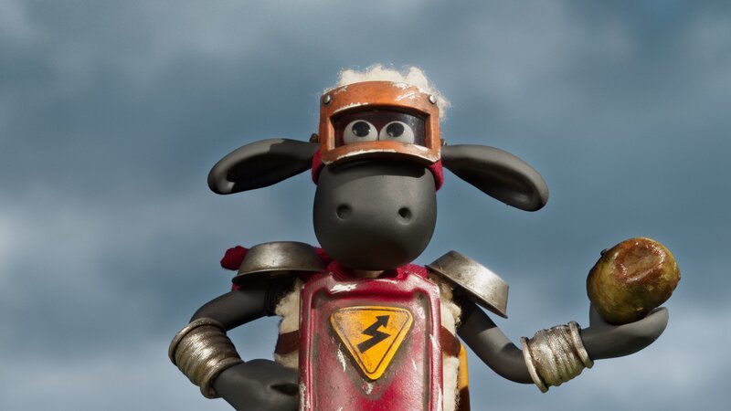 Achtung, dieser Superheld wirft mit faulen Äpfeln! – Bild: WDR/​BBC/​Animation Ltd.