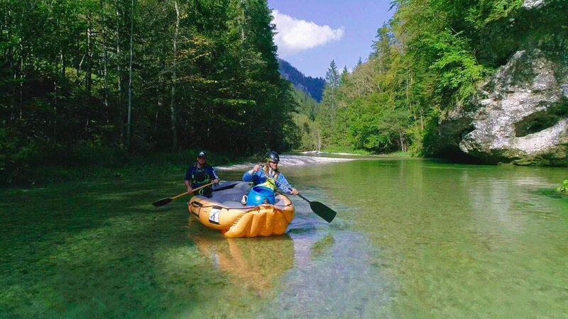 Atemberaubendes Wildwasser in Mariazell. – Bild: Bergblick