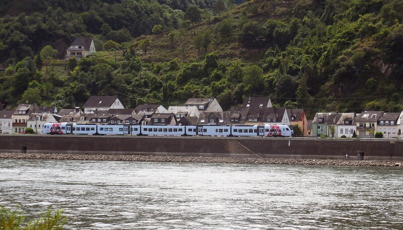 Entlang des Rheins. – Bild: SWR/​Alexander Schweitzer