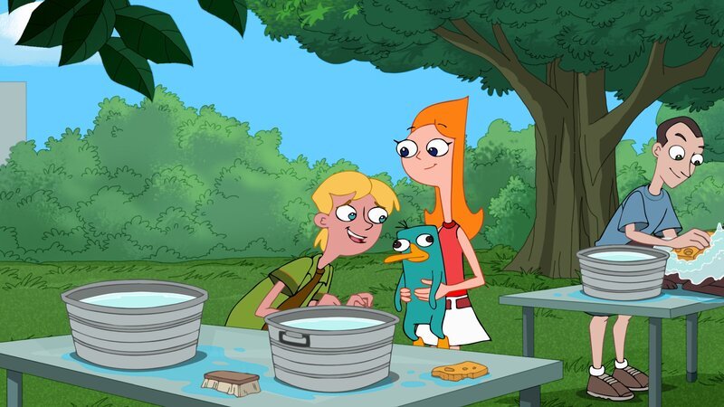 JEREMY, PERRY THE PLATYPUS, CANDACE – Bild: Courtesy of Disney+