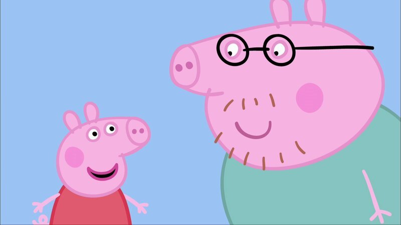 L-R: Peppa Pig, Daddy Pig – Bild: Paramount