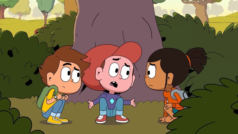 Der Alien Sediac (m.) wünscht sich nichts mehr, als ein normaler Junge auf der Erde zu sein und zur Schule zu gehen. – Bild: Super RTL