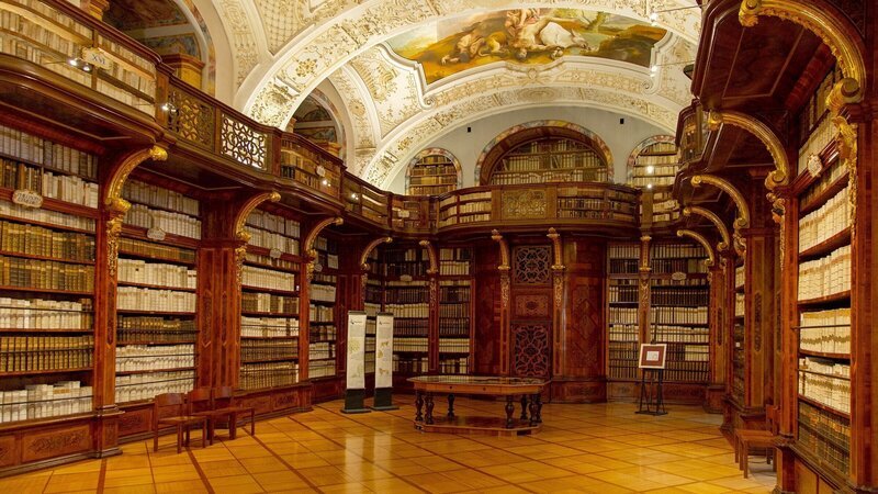 Bibliothek Geras. – Bild: 3sat