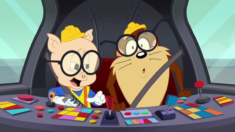 v.li.: Porky Pig, Taz – Bild: Warner Bros. Entertainment Inc. /​ for show promotional use only