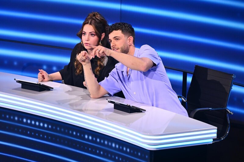 Christina Hänni (l.); Luca Hänni (r.) – Bild: Seven.One /​ Willi Weber