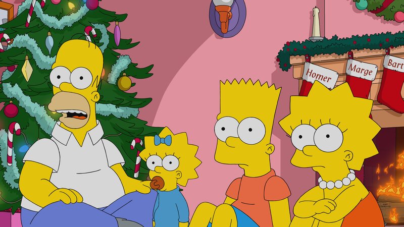 (v.l.n.r.) Homer; Maggie; Bart; Lisa – Bild: 20th Television