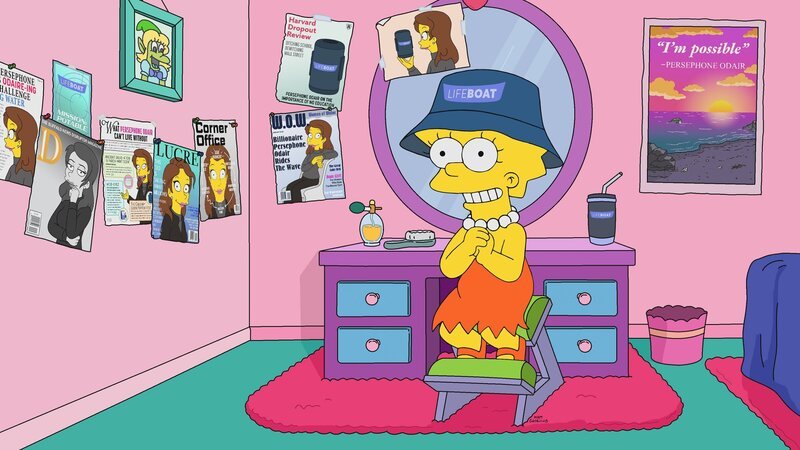THE SIMPSONS: In a parody documentary, a young college-dropout CEO embraces the Silicon Valley „fake it until you make it“ philosophy and bewitches Mr. Burns into funding her highly dubious dream project in the „Thirst Trap: A Corporate Love Story“ episode of THE SIMPSONS. – Bild: 20th Century Fox