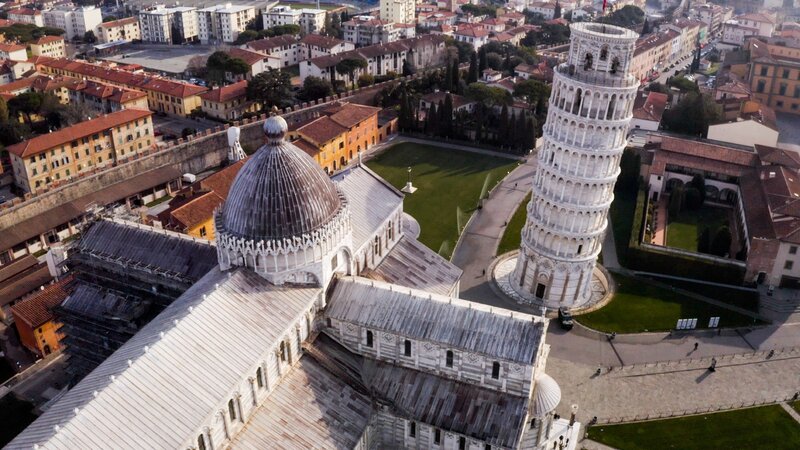 Der schiefe Turm von Pisa – Bild: RTL /​ INA