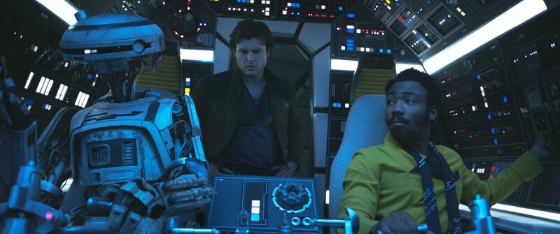 L-R: Han Solo (Alden Ehrenreich), Lando Calrissian (Donald Glover) – Bild: port.hu