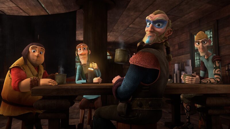 Piraten unter sich: Cicala, Francis, Azzurro, Sicario (v.l.) – Bild: hr/​Grupo Alcuni