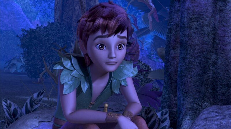 Peter Pan hat seinen Schatten und damit seine Kräfte und die Fähigkeit zu fliegen, verloren. – Bild: ZDF und DQ Entertainment