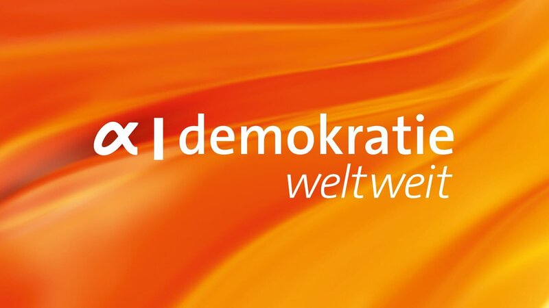 Logo ARD-alpha Demokratie weltweit – Bild: ARD-alpha