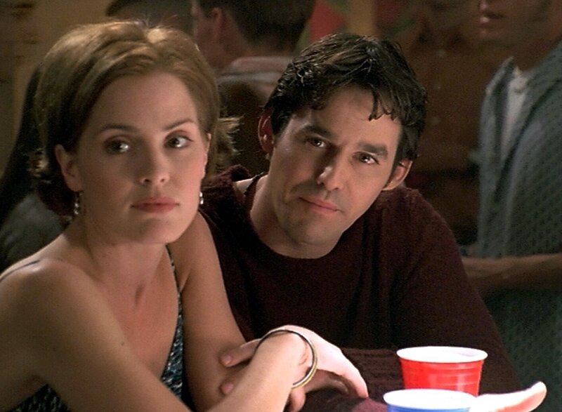 Anya (Emma Caulfield, l.); Xander (Nicholas Brendon, r.) – Bild: RTL /​ Twentieth Century Fox Film Corporation