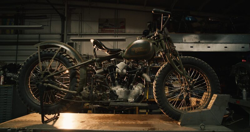 Image of vintage Harley-Davidson DAH – Bild: Warner Bros. Discovery, Inc. or its subsidiaries and affiliates.
