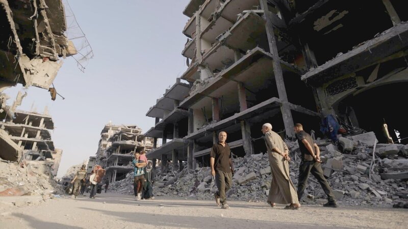 Gaza-Stadt im Februar 2024. – Bild: ORF/​Dreamway Productions