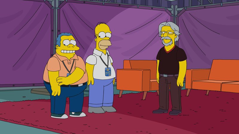 (v.l.n.r.) Clancy Wiggum; Homer; Bob Seger – Bild: 20th Television