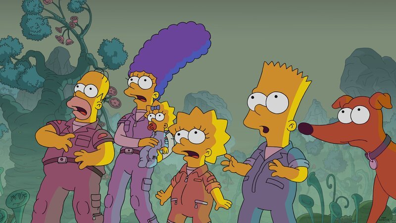 „Die Simpsons“, „Das perfekte Dinner.“ Es ist Thanksgiving, doch von Feierstimmung kann keine Rede sein. Als Truthähne drohen die Simpsons zur Zeit der Pilgerväter selbst im Kochtopf zu landen. In der Gegenwart entpuppt sich ein virtuelles Double von Marge als bessere Gastgeberin. Aber auch nach der Zerstörung der Erde nimmt der Thanksgiving-Schrecken kein Ende. Als Bart und Milhouse auf dem rettenden Raumschiff eine Dose Preiselbeersauce zum Leben erwecken, verwandelt sich diese plötzlich in ein gefräßiges Monster! – Bild: Fox and its related entities