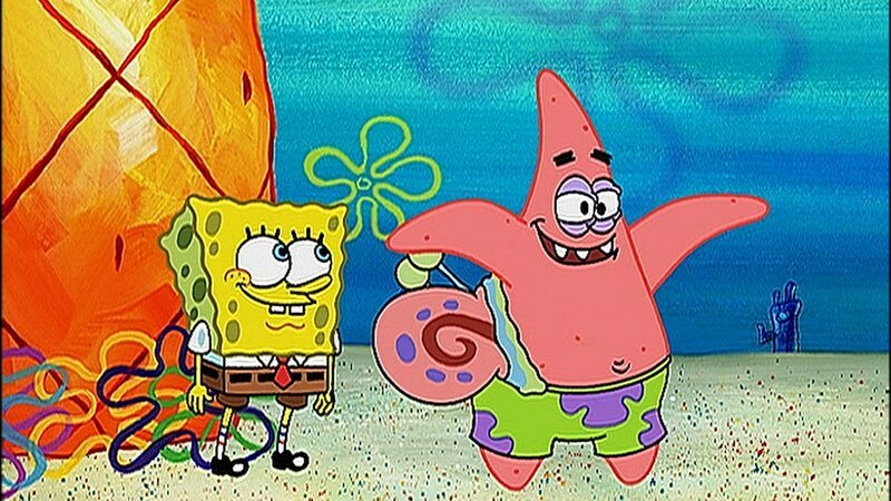 L-R: SpongeBob, Gary, Patrick – Bild: ViacomCBS