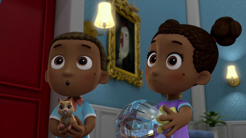 L-R: Mayor Goodwhiskers (vorne), Julius Goodway, Julia Goodway – Bild: Nickelodéon Junior