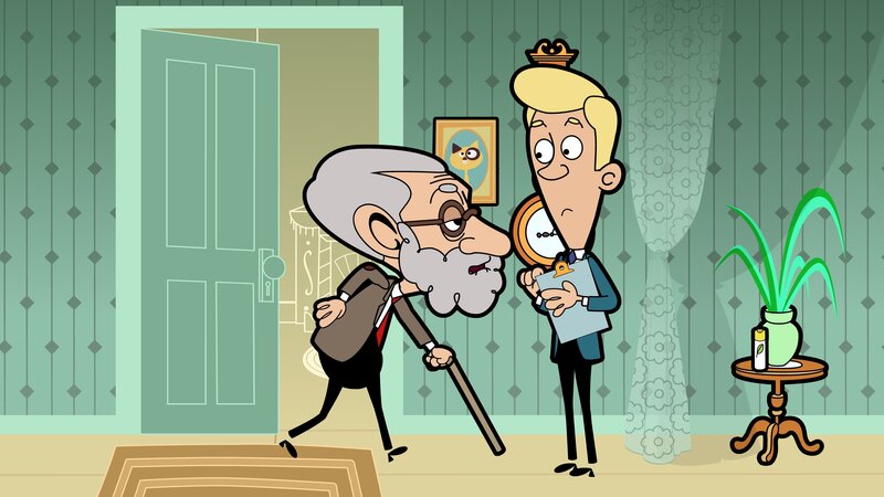 v.li.: Mr. Bean, House Seller Man – Bild: BOME