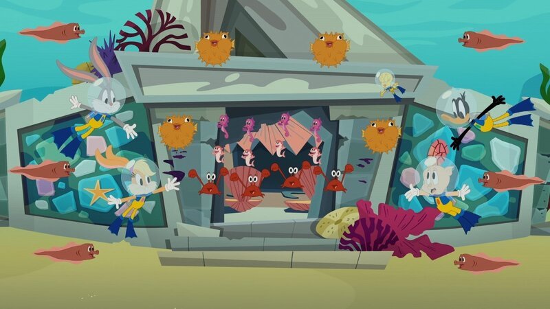 v.li.: Bugs Bunny, Lola Bunny, Tweety, Porky Pig, Daffy Duck – Bild: Warner Bros. Animation /​ Warner Bros. Entertainment Inc.