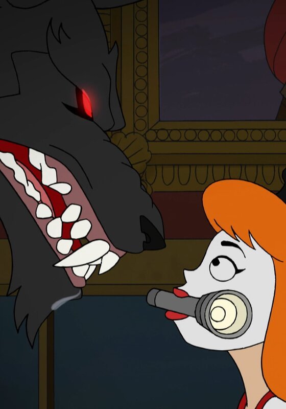 v.li.: Werewolf, Daphne Blake – Bild: Warner Bros. Animation /​ Hanna-Barber