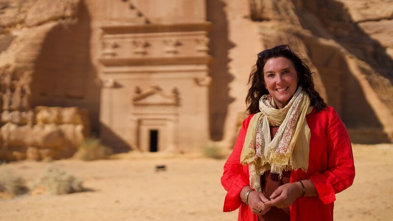 Bettany Hughes – Bild: RTL /​ SandStone Global Productions Ltd. /​ Das antike Hegra