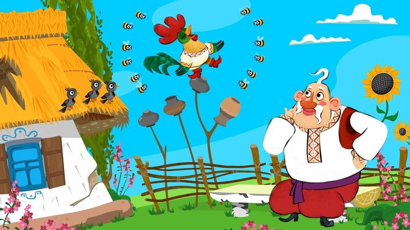 Der goldene Gockel kräht. – Bild: KiKA/​Animaccord LTD