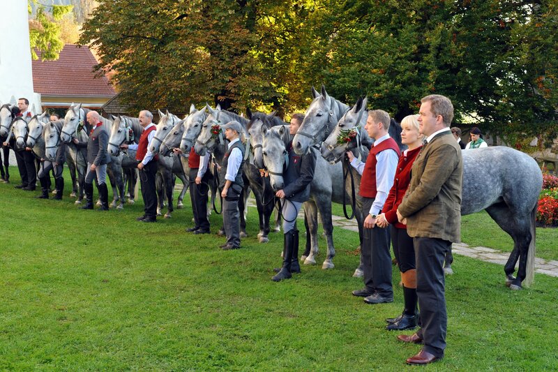Eva Herzig (Katharina Lenz), Cornelius Obonya (Bürgermeister Brunner). – Bild: ORF III