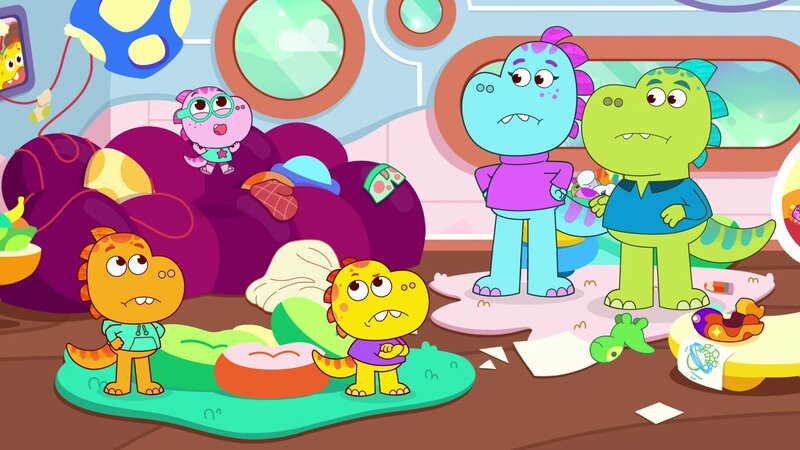 v.li.: Tommy Rex, Tia Rex, Tim Rex, Mum, Dad – Bild: Paramount