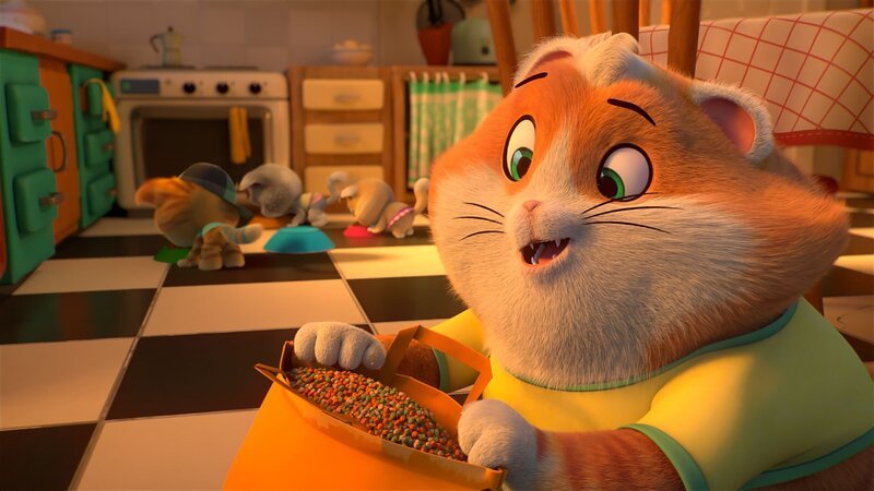 Während die anderen noch mit ihrer Portion beschäftigt sind, entdeckt Metti die Vorräte für die nächsten Tage. – Bild: Rainbow S.r.l.