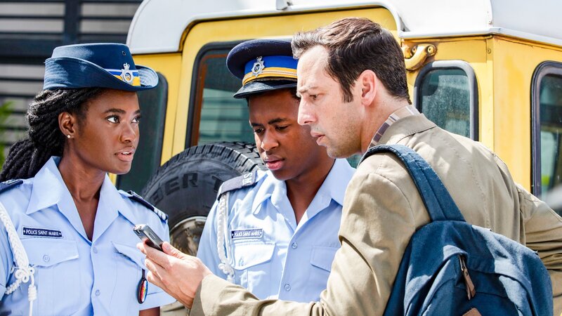 (v.li.): Shantol Jackson (DS Naomi Thomas), Tahj Miles (Officer Marlon Pryce), Ralf Little (DI Neville Parker). – Bild: ORF/​BBC/​Red Planet Pictures/​Denis Guyenon