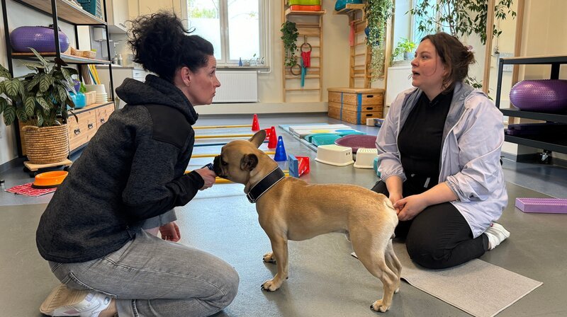 Ben Kodera mit Freundin Karina vor ihrem selbstgebauten Imbiss in Rostock-Gehlsdorf. – Bild: NDR/​Steffen Schneider