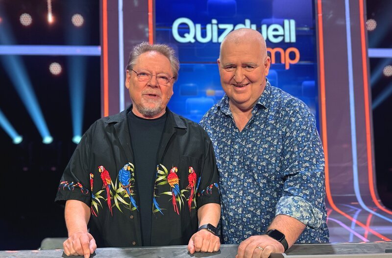 Team „Humor“: Jürgen von der Lippe (l.) und Markus Maria Profitlich (r.). – Bild: ARD/​ITV Studios