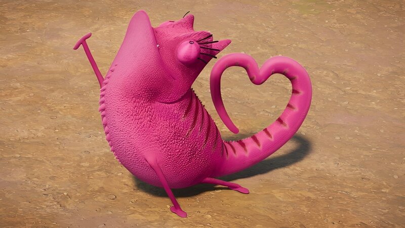 Esther blockiert die Straße ins Dorf, weil sie genau dort auf ihren Märchenprinz wartet. – Bild: KiKA/​KiKA/​Sixteen South/​Mikros Animation IP/​Tencent