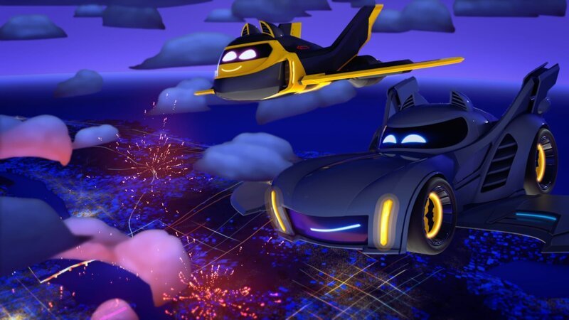 v.li.: Batwing, Bam – Bild: Warner Bros. Entertainment Inc. /​ DC