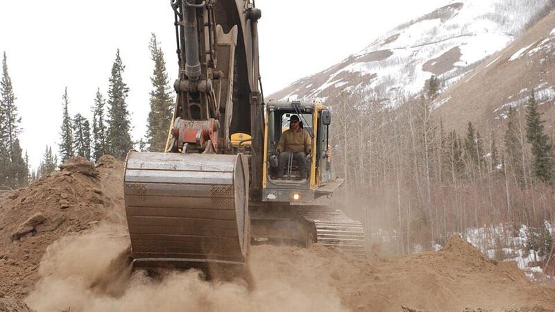 Rick Ness’ excavator. – Bild: Discovery Channel