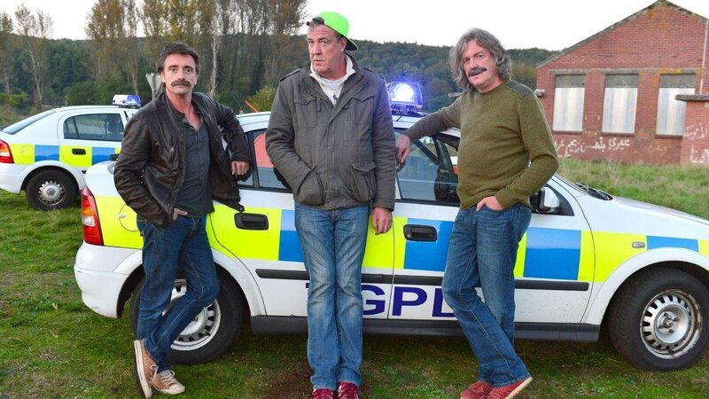 V.l.: Richard Hammond, Jeremy Clarkson, James May – Bild: TVNOW /​ BBC Worldwide