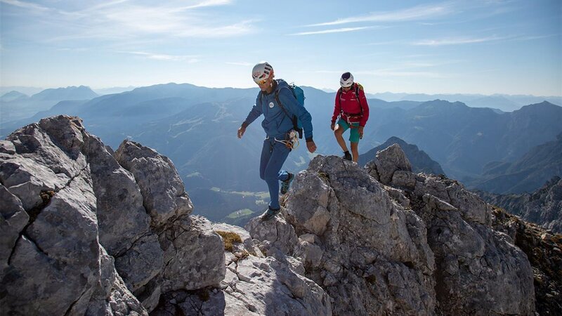L-R: Max Berger, Gerlinde Kaltenbrunner – Bild: Bergblick
