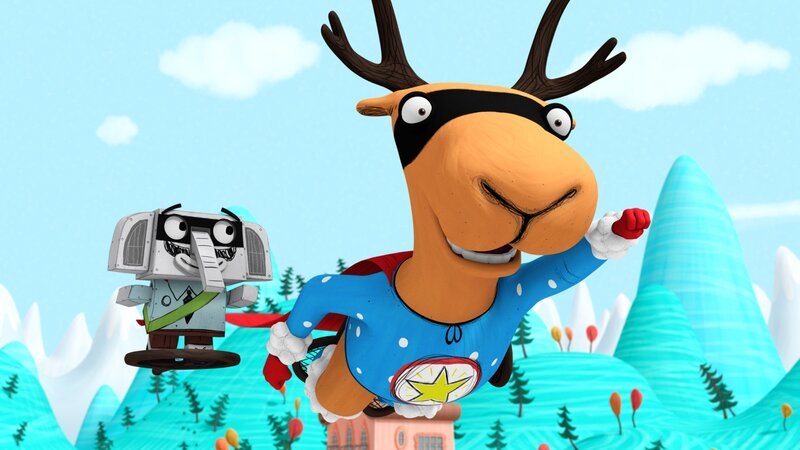 Super Edgar und sein Roboterfreund auf der Suche nach neuen Abenteuern. – Bild: NDR/​France Télévisions Distribution