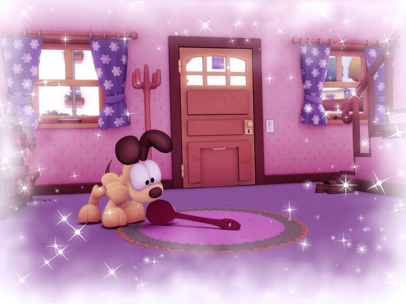 Odie verliebt sich in eine Bürste. – Bild: HR/​DARGAUD MEDIA