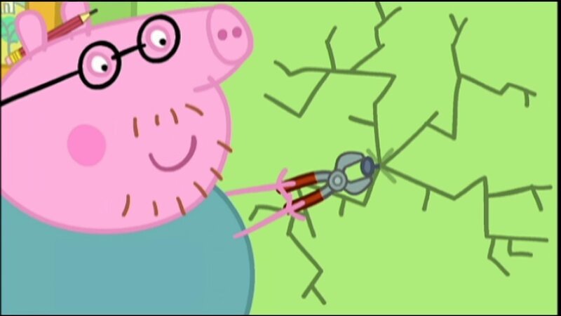 Daddy Pig. – Bild: PLURIMEDIA (Astley Baker Davies /​ Rubber Duck /​ Entertainment /​ Eone)