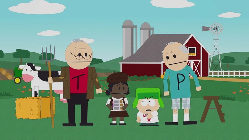 L-R: Terrance, girl scout, Kyle, Phillip – Bild: ViacomCBS