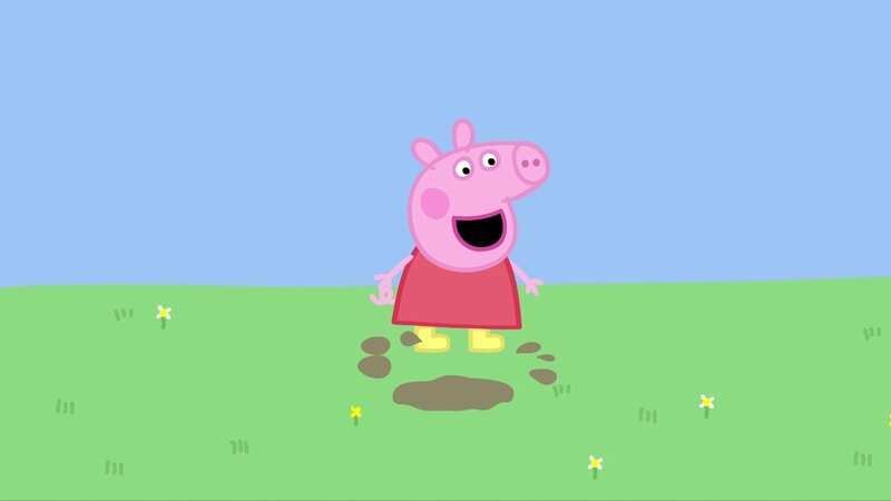 Peppa hat einen riesen Spaß im Schlamm. – Bild: Matschepampe!