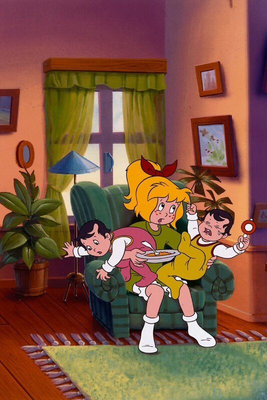 Bibi hätte nicht gedacht, dass Babysitten so anstrengend sein kann. Wie kann sie bloß die Zwillinge beruhigen? – Bild: ZDF/hör + lies Verlag Bibi hätte nicht gedacht, dass Babysitten so anstrengend sein kann. Wie kann sie bloß die Zwillinge beruhigen? – Bild: ZDF/hör + lies Verlag