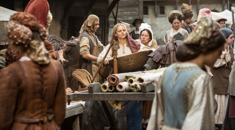 Auf dem Markt ist das Gedränge in der engen Stadt besonders groß. – Bild: ZDF/​Karsten Flögel