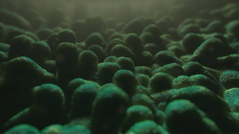 Mikroben sind die kleinsten Lebewesen, aber sie haben eine riesige Wirkung. – Bild: Pond5 /​ ZDF